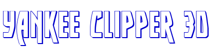 Yankee Clipper 3D fonte